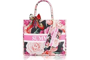 Blumacht Grande Borsa da Spiaggia, Borsa da Mare in Tela Spalla Borse Zainetto Borse Tote con Chiusura Zip, Borsa Mare Casual Borsa Tracolla Donna per Shopping, Viaggio, Appuntamento