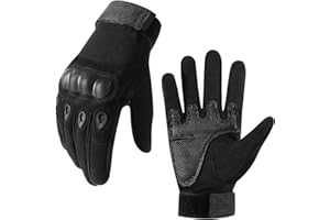 GOGOU Guanti da Moto, Guanti Moto per Corse in Motocicletta, Guanti da Motociclismo Touchscreen, per Moto, Scooter, Motocross, Arrampicata e Attività all'Aperto