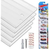 Tapeera Model Araba Vitrini Duvar Montajı - 50 Arabaya Kadar Tutar - Hot Wheels Kibrit Kutusu Paketlenmiş Arabalarla Uyumlu -