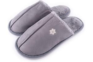 R-ISLAND Pantuflas hombre,Zapatillas de estar por casa,Zapatillas de invierno,Comodo y Ligero,Genial para casa