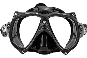 AQUA LUNG Aqualung TEKNIKA - Adult diving mask in tempered glass, Shock-resistant frame, Easy adjustment, Comfortable, Fits all faces, Ideal for scuba diving and snorkelling
