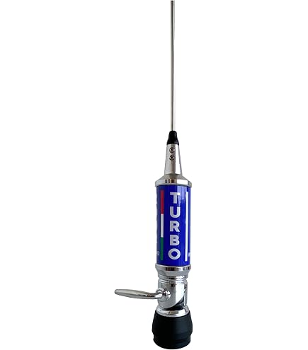 Antenna Sirio Performer Turbo 2002 – 27-30 MHz, 2000W, Base Caricata, Per CB E 10m HAM (Nera)
