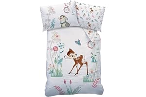 CTI Babybettwäsche Disney Bambi 100 x 135 cm 100% Baumwolle