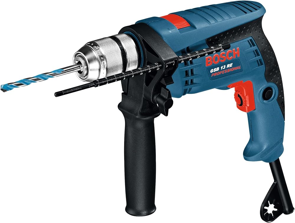 Bosch Professional GSB 13 RE Darbeli Matkap (600 W, Mandren Çapı: 1,5-13 mm, Betonda Delme Çapı: 15 mm)