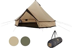 Grand Canyon Indiana 8 – Tente ronde pour 8 personnes | Tente familiale Tente de groupe Tente pyramidale Tipi