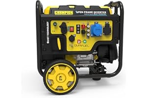 Champion Power Equipment 3600 Watt Dual Fuel Digital Hybrid Inverter – 224cc Engine, 18 hour run time, Ultra-Quiet & Light, Clean Power Hybrid Generator, Economy Mode to Save Fuel & Surge Protection