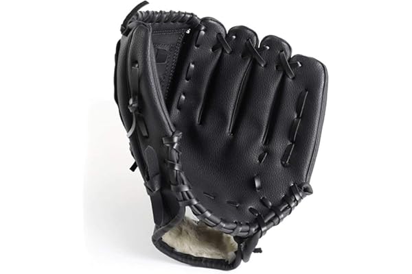 ZYYRSS Gant de Baseball pour Enfants/Jeunes/Adultes, Gants de Softball, Gants de frappeur de Sport Gant en Cuir PU Main Gauche, Lancer à Droite