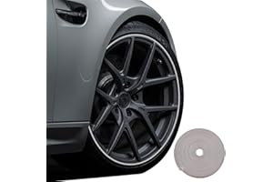KLZWCP Car Wheel Protection Ring, 8m Wheel Rims Hub Protectors Decor Strip Self-Adhesive Protector Tape, Scratch Resistance Anti-Collision Alloy Wheel Rim Protectors Car Decoration (gray)