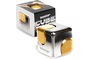 BOPSTER Anti Stress Fidget Spinner en Métal Hand Spinner Jouets de Bureau Jouets Sensoriels Soulagement Anti Stress Adulte, Anti Stress Enfant Fidget Toy TDAH ADD Autisme - Noir/Bleu