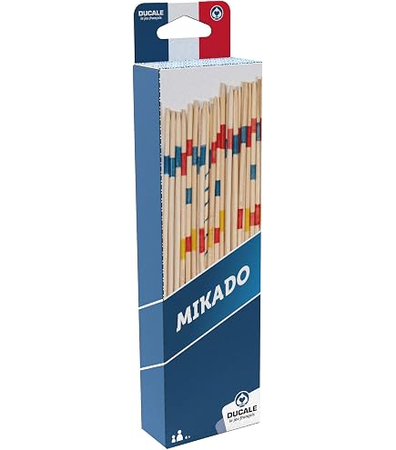 CAYRO - Jeu De Mikado Géant - 26 Pièces En Bois - Longueur 90 Cm - Pour Jouer En Extérieur - Sac De Transport Inclus - 6