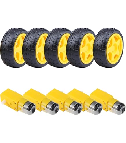 Intelligentes Roboter Rad | 65mm Rad | Rad mit DC Getriebe Motor | fü, 1,86 Intelligentes Roboter Rad | 65mm Rad | Rad mit DC Getriebe Motor | fü, 1,86