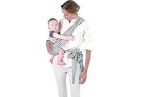 JANÉ JanÈ Cocoon, Foulard Avvolgente, Morbido e Fresco per Trasportare il Bambino dalla Nascita Fino a 18 kg