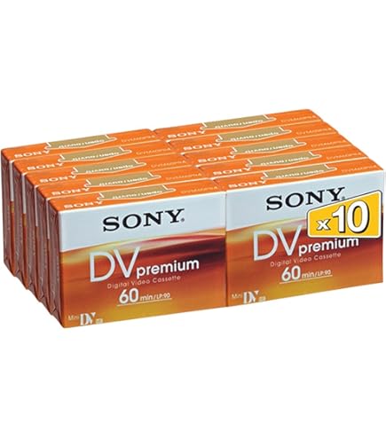 Cinta De Casete Mini Dv Sony Premium De 60 Minutos Para Dvc Camcor Venta Internacional Mkp 5431019