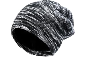 OOPOR Cappello Invernale Caldo Donna Uomo - Moda Donne Beanie Cappelli Cuffia Lana Fodera Pile Berretto in Maglia per Idee Regalo Abito Natale Outdoor Sport Running Bici MTB Corsa Trekking Sci Moto