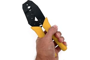 SILEX TECHNOLOGY Silex - Tenaza-Alicate para Crimpar Conectores de Casquillo | para Cables RG8, RG11, RG174, RG179, RG213, LMR400