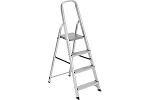 LINEA GARDEN FRIEND Garden Friend s1405104, escalera aluminio EVEREST, 4 Peldaños