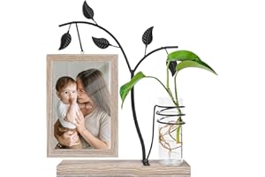 Tukeoo Idee Cadeau Femme Cadre Photo 10×15 cm avec Verre Double Face Original Cadeau Noel Personnalisé Cadeau Maman pour Noel Fête des Mères Fete des Meres