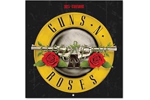 GRUPO ERIK Calendario 2025 pared Gun N Rose - Calendario pared, Planificador mensual: Con espacio para anotar e Ilustraciones (30x30 cm)