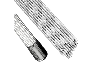 CLOUD FIRE 25 Stück Aluminium-Löt-Schweißstäbe，Niedrigtemperatur Aluminium Schweißstäbe 1.6 * 250mm Fülldraht zur Reparatur Aluminiumrohr、Aluminiumlegierung 、öten von Kupferrohren