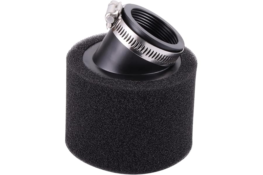 WOOSTAR 42mm Air Filter Foam Cleaner Replacement for 125cc 140cc 150cc 200cc CRF KLX Moped Scooter Dirt Pit Bike Black