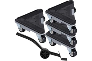 ZLLKEJI Transportador de Muebles con Ruedas Elevador de Muebles para Levantar Objetos de hasta 450 Kg Ruedas para Muebles Pesados Mueve Sofá, Cama, Mesa, Nevera