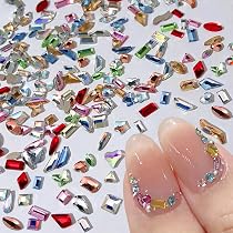 4010 Stück Strasssteine Für Nails – 6 Größen (1,6–6 Mm), K9 Glas, Mit Pinzette Und Aufnehmer