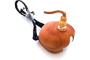 starlingukpk Quality Steve Tait Style SingleTone Falconry Hood Dutch Hood sewn with braces. (18) Orange