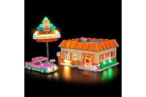 LIGHTAILING Juego de Luces para Lego-10352 The-Simpsons: Krusty Burger - Kit de iluminación LED Compatible con el Modelo de Bloques de construcción Lego - Modelo No Incluido