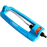 GRÜNTEK Regner PRIMAVERA bis 399 m2 Bewässerungsfläche mit Turbo-Motor. Rasensprenger Viereckregner, regulierbare Spreng…