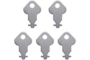 KEYPOWER (5) Universal-Skelettspenderschlüssel aus Metall für Georgia Pacific Kimberly Clark SCA San Jamar VonDrehle Toilettenpapier, Papierhandtuch, Hartwunde und Seifenspender (5)