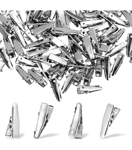 30 Stück Entenschnabel Haarspangen Aus Metall – DIY Haarclips Für Damen & Mädchen, Flache Krokodil-Haarspangen