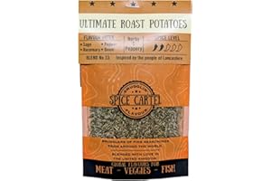 SPICE CARTEL Les pommes de terre rôties ultimes du cartel d'épices. Le mélange artisanal d'herbes et d'épices inspirés du grand rôti britannique. 35G Fabriqué à la main au Royaume-Uni.