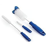 PetSafe Dog and Cat Water Fountain Cleaning Kit, 3 Brushes, Clean Drinkwell Pet Fountains and Fountain Pumps, Drinkwell