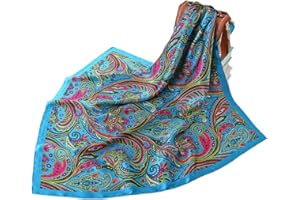 FAIRYGATE Satin Scarf Silky Like Elegant Soft Wraps Ladies Scarves for Women Girls