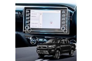 YEE PINHilux Lot de 2 films de protection d'écran pour GPS Nano Navigation Hilux AN120/AN130 Transparent 20 pouces