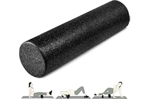 Yes4All High-Density EPP Round Back Roller Foam, Exercise Foam Roller for Yoga, Pilates & Stretching - 30, 45, 60, 90 cm