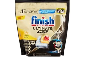 Finish Ultimate Plus All In One Lemon pastilles lave-vaisselle 22 lavages 268,4 g
