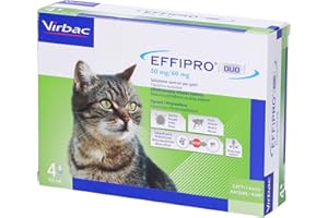 Virbac 104836022 Effipro'Duo Gatto 4Pip