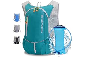 WLZP Mochila de hidratación con 2L Bolsa de Agua,Correr al Aire Libre Ciclismo Ciclismo Senderismo Escalada Esquí Caza Bolsa, Mochila de Agua con hidratación para Hombres y Mujeres