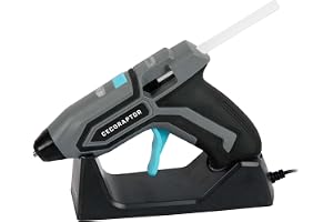 CecoRaptor Perfect Fix Cecotec trådlös limpistol, 3,7 V och 1 500 mAh batteri, stavdiameter 7 mm och längd 140 mm, uppvärmning i 90 s, autonomi upp till 30 min.