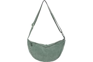 DWDC Borsa a Tracolla,Borsa a Tracolla per Donna Borsa a Tracolla Piccola in Nylon a Mezzaluna Morbida Borsa a Tracolla Casual Borsa a Tracolla Zaino a Tracolla