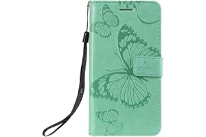 DENDICO Cover per Galaxy A20E, Pelle Portafoglio Custodia per Samsung Galaxy A20E Custodia a Libro con Funzione di appoggio e Porta Carte di Credito - Verde