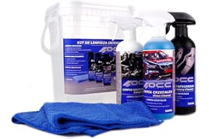 OCC MOTOR SPORT Car Interior Cleaning Set, BLUE AND WHITE