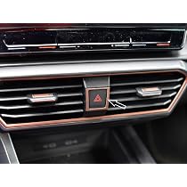 Couvercles Aérateurs Acier Inox Pour Cupra Leon / Formentor - Kit 4 Pièces - Style Cooper - Adhésif Inclus