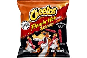 Cheetos Crunchy Flamin Hot Chips 1.25 OZ (35g) - Export