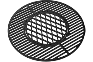 onlyfire Cast Iron Gourmet BBQ System Cooking Grate replacement for 57CM Weber Charcoal Grills