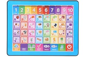 Hztyyier Kinder, die Tablet-Spielzeug, Baby-Kinder-Touch Screen Lernen englisches Maschinen-Tablet-frühes pädagogisches Spielzeug Lernen