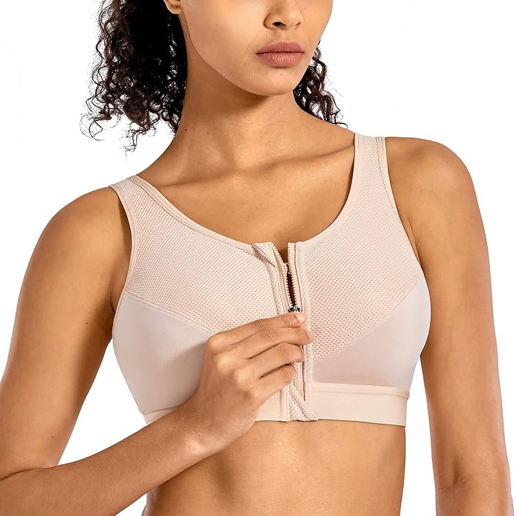 SYROKAN Femme Soutien Gorge de Sport Dos Nageur sans Armatures