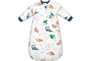 MIKAFEN Śpiworek dziecięcy długi rękaw zimowy 3.5 Tog 100% bawełny organicznej