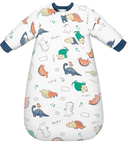 CHILSUESSY Babywinterslaapzak met voeten en afneembare lange mouwen
